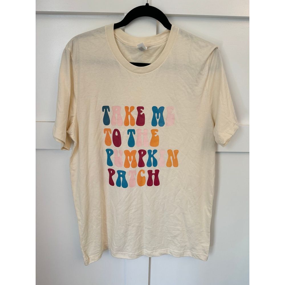 Bella Canvas take me to the pumpkin patch tee size large